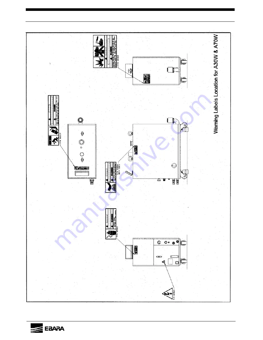 EBARA A70W Instruction Manual Download Page 9