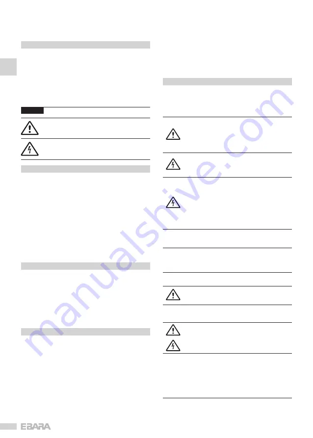 EBARA DAR Series Original Instructions Manual Download Page 6