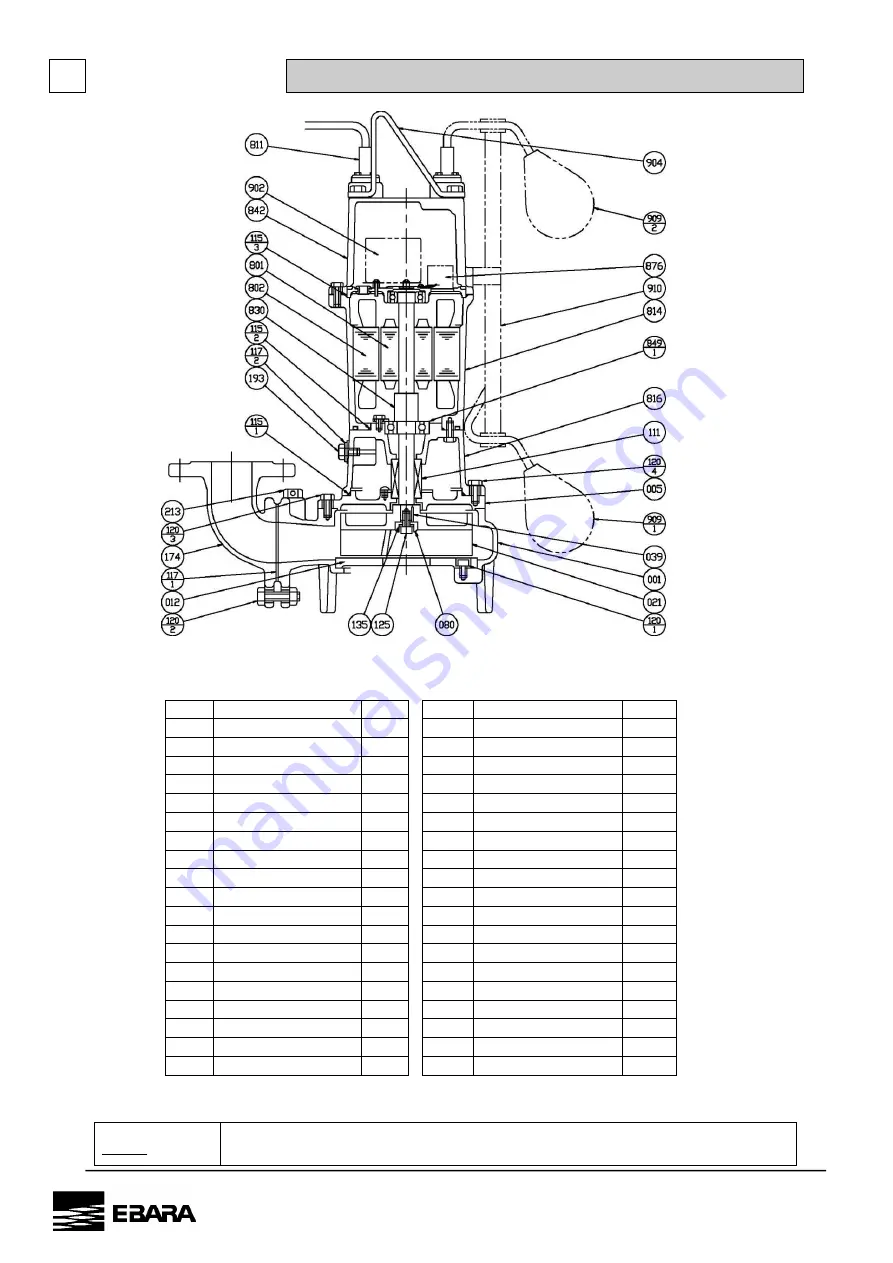 EBARA DL Instruction Manual Download Page 18