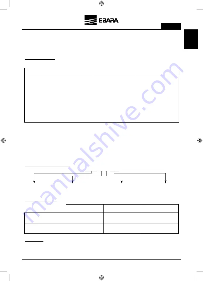 EBARA E-SPD Series Instruction And Maintenance Manual Download Page 5