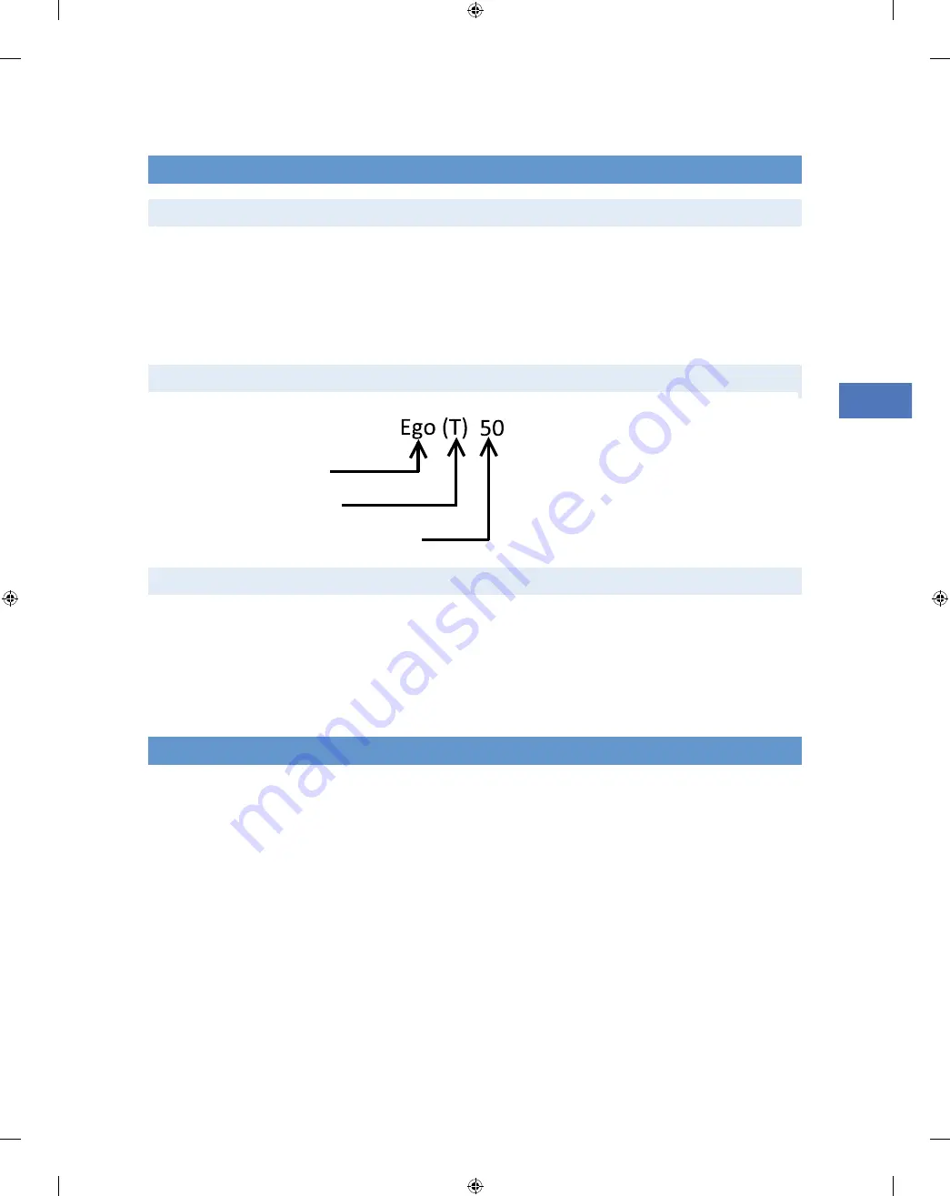 EBARA Ego 40 Operating And Maintenance Manual Download Page 67