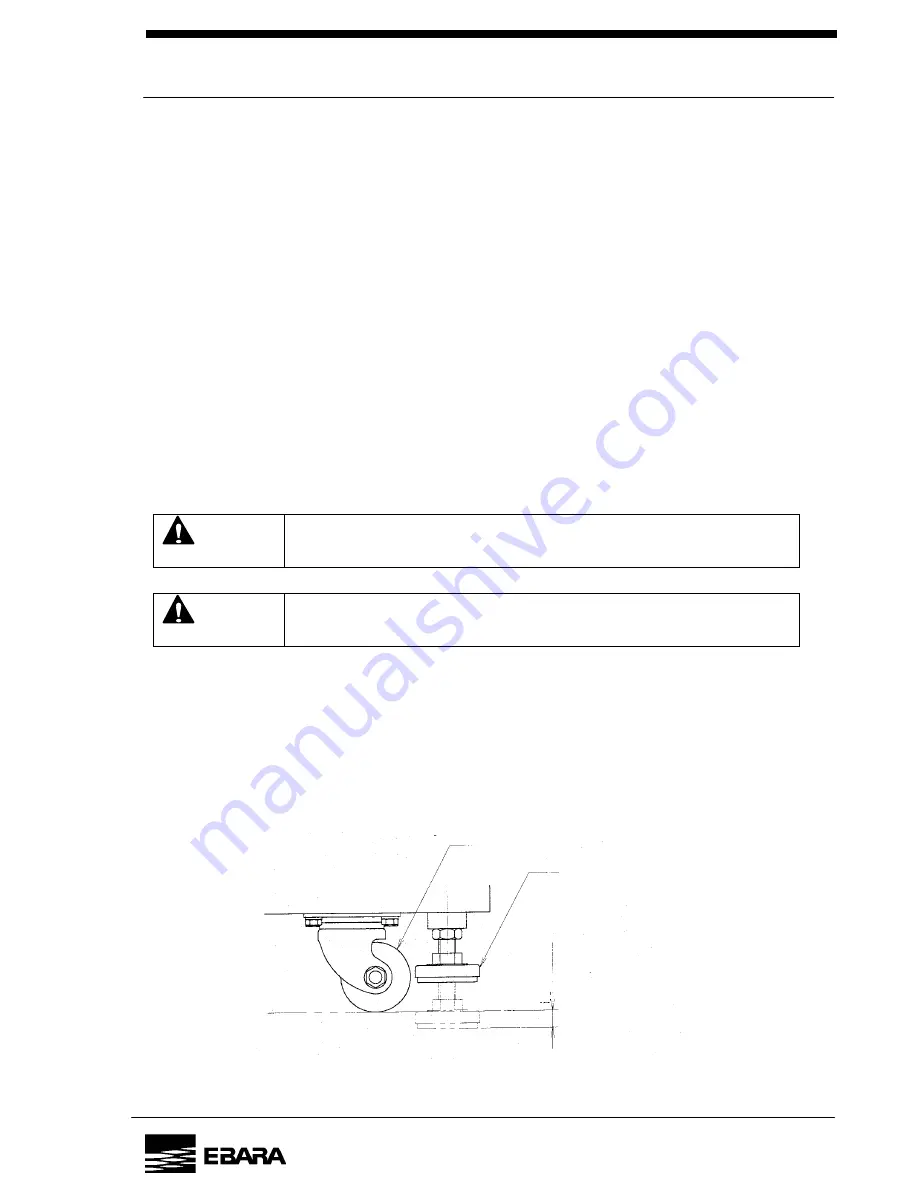 EBARA ESA300W Instruction Manual Download Page 24