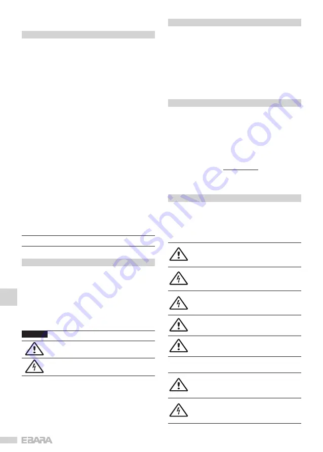 EBARA ETM Operating And Maintenance Manual Download Page 46