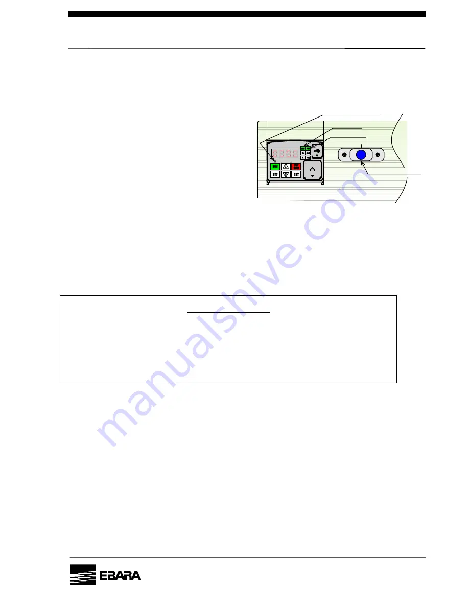 EBARA EV-A03 Instruction Manual Download Page 34