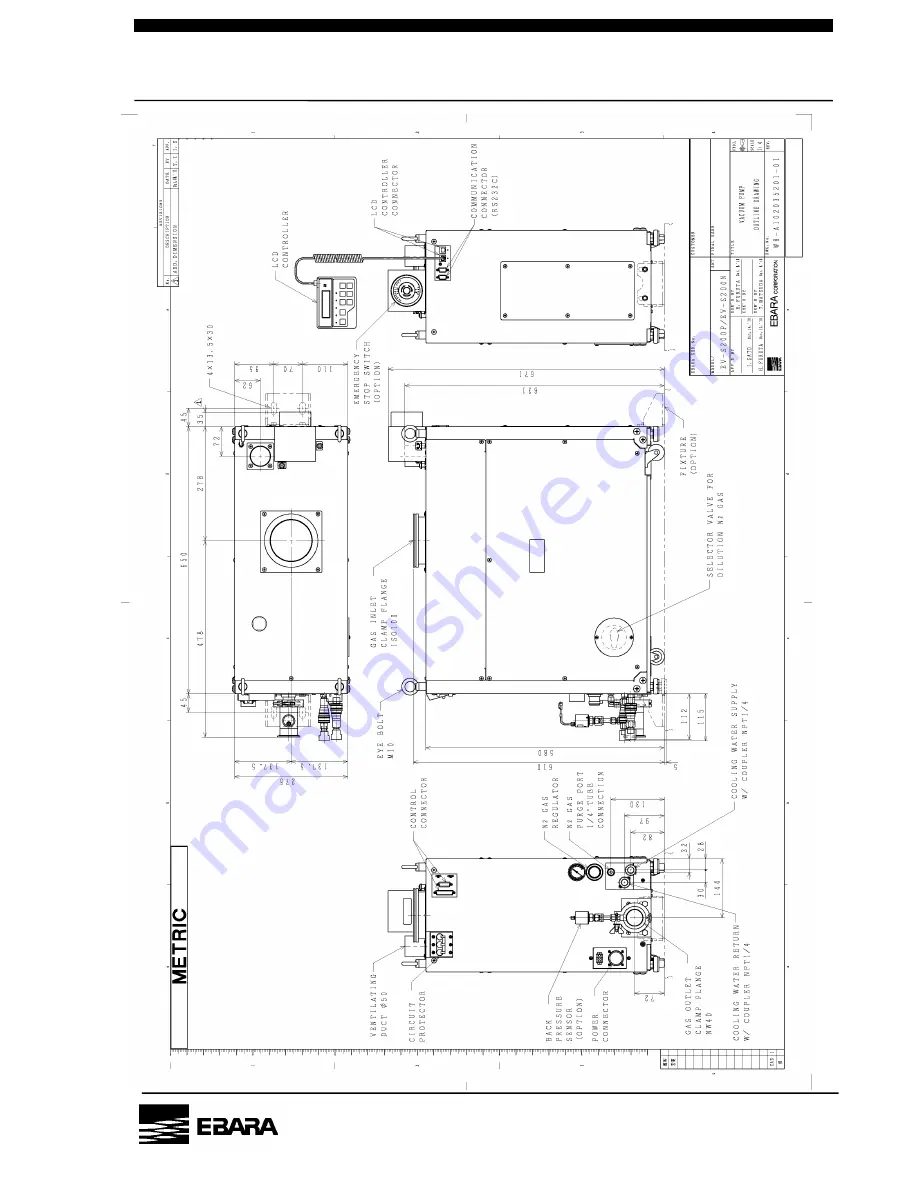 EBARA EV-S20 Instruction Manual Download Page 48