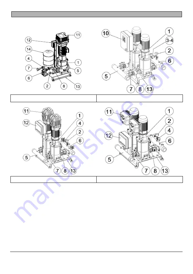 EBARA GP Operating And Maintenance Manual Download Page 128