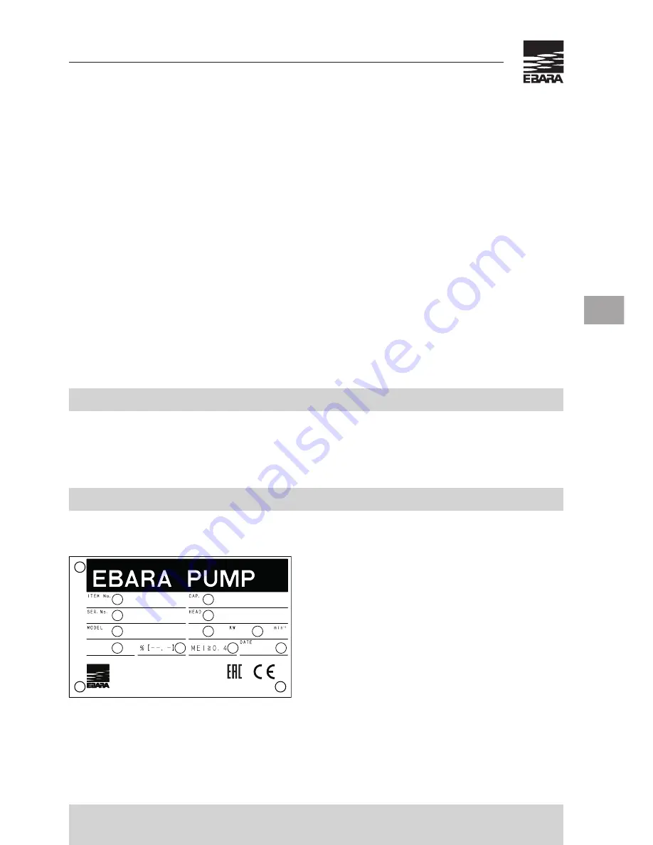 EBARA GS Instruction And Maintenance Manual Download Page 145