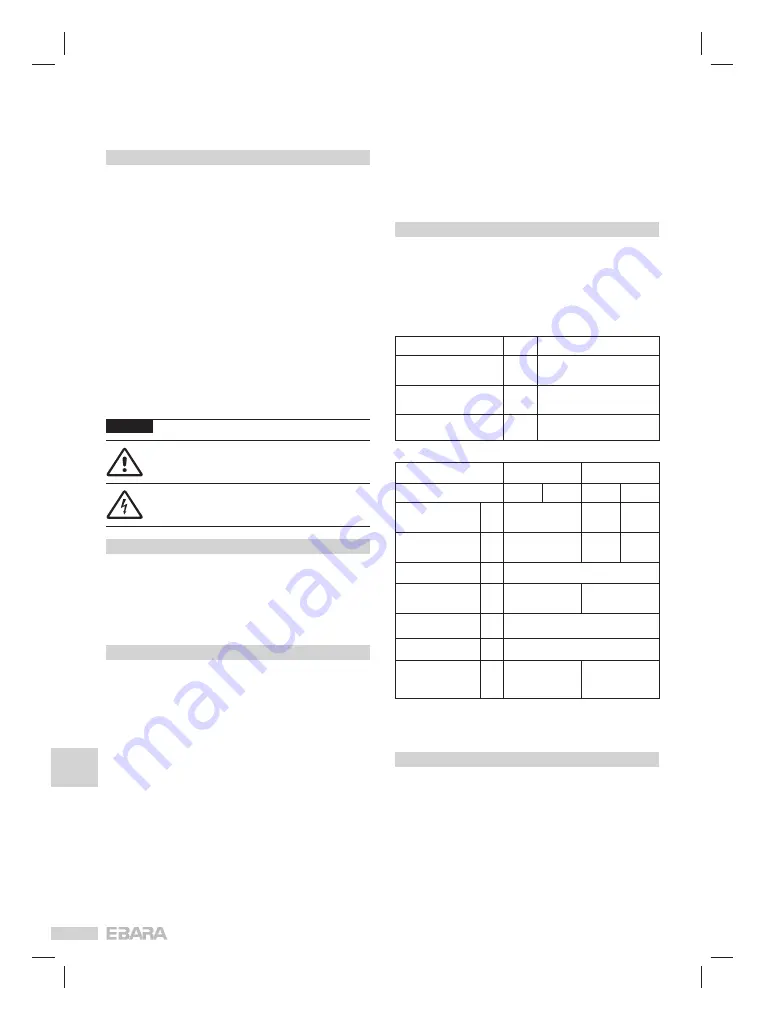 EBARA SF6 Operating And Maintenance Manual Download Page 28