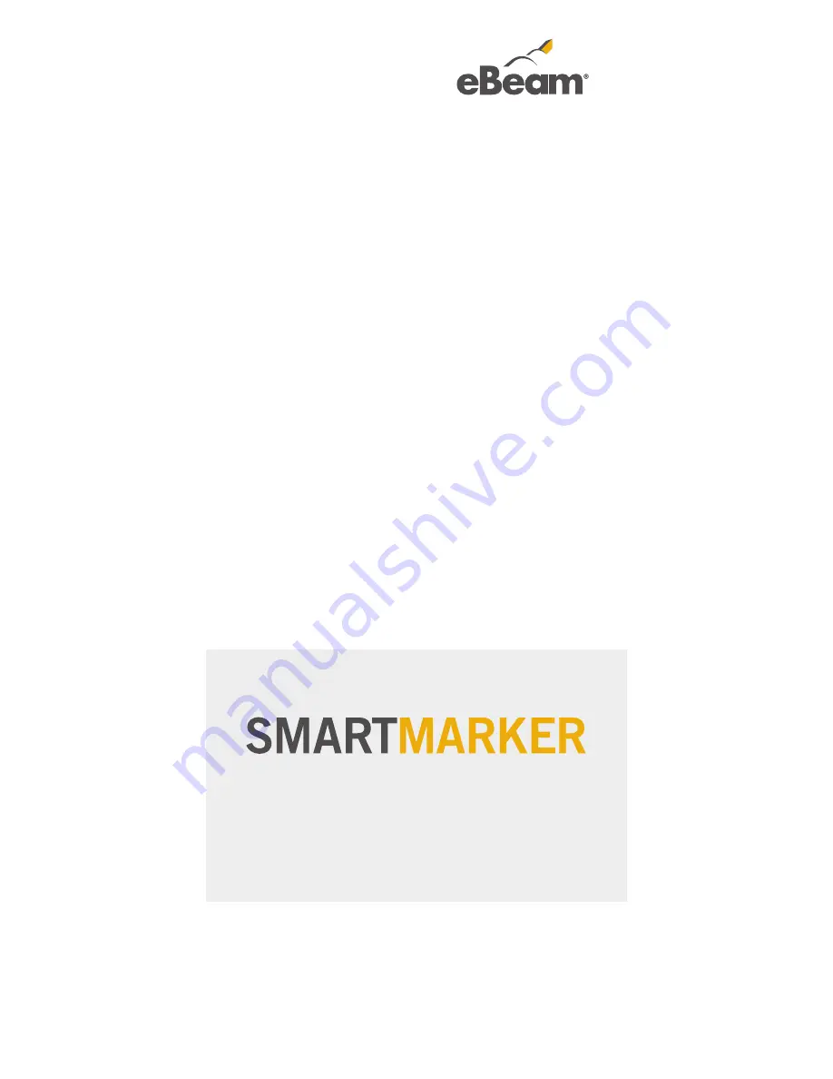 eBEAM SMARTMARKER Скачать руководство пользователя страница 1