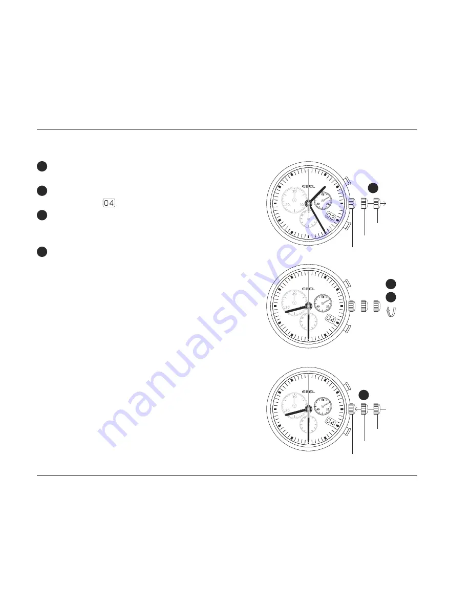 Ebel Caliber 503 Operating Instructions Manual Download Page 34