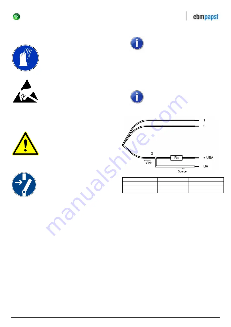 ebm-papst 3214 J/39NR Operating Manual Download Page 4