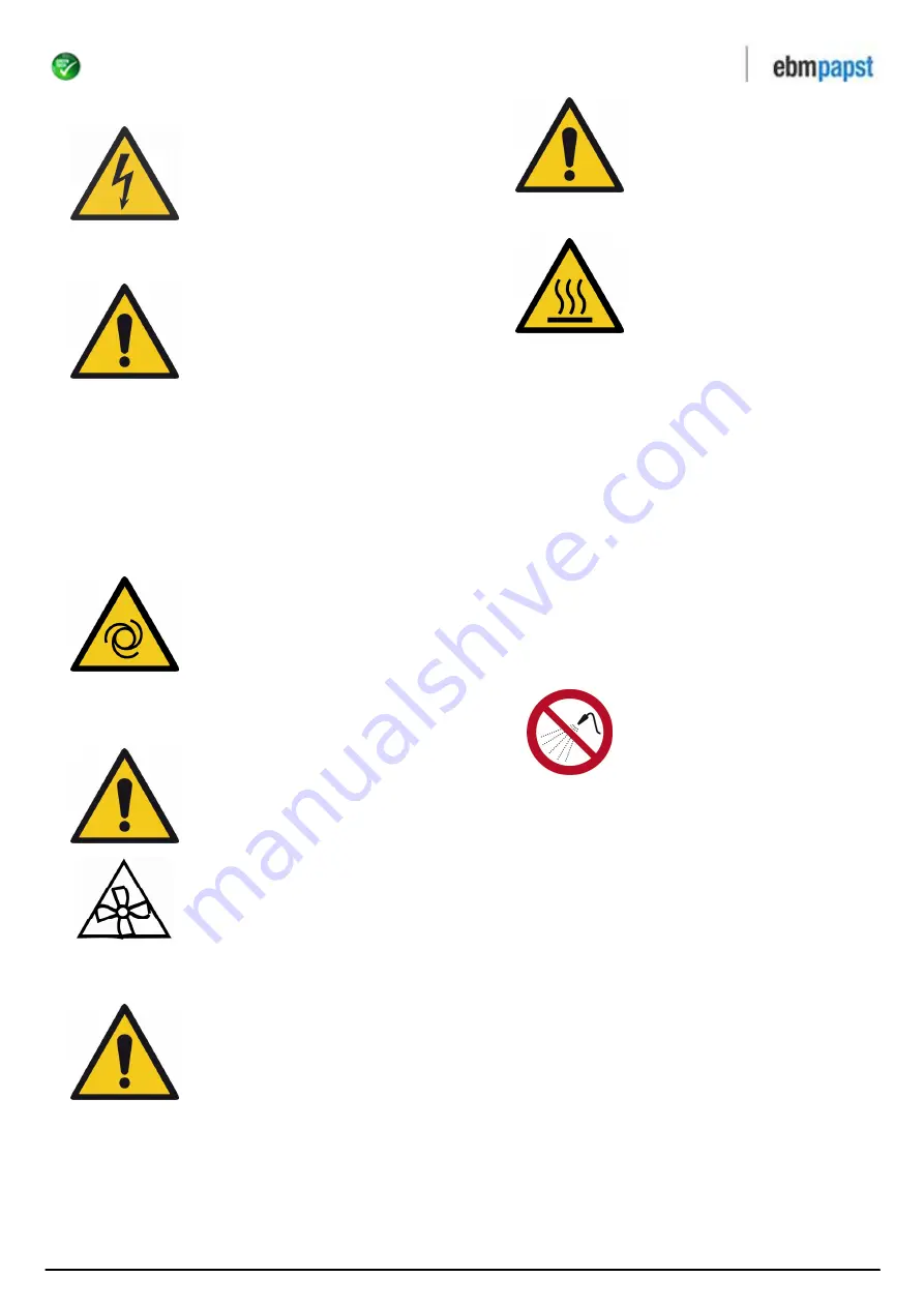 ebm-papst 614 N/2HHR Operating Manual Download Page 2