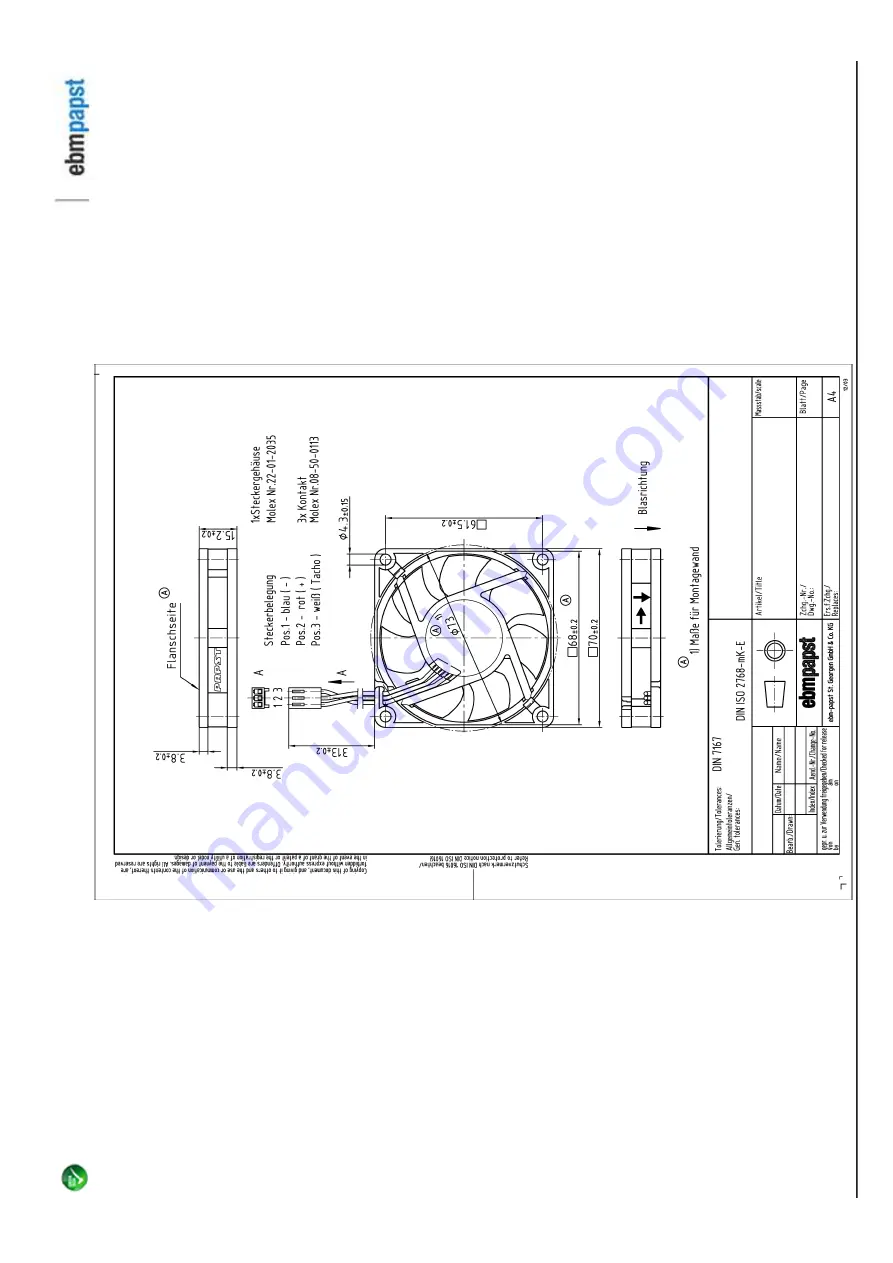 ebm-papst 712 F/2M-006 Скачать руководство пользователя страница 6