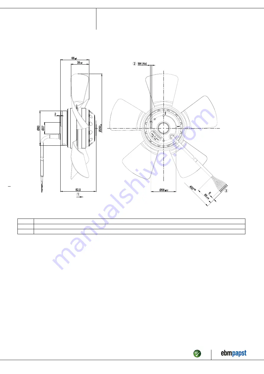 ebm-papst A2D250-AA02-02 Скачать руководство пользователя страница 4