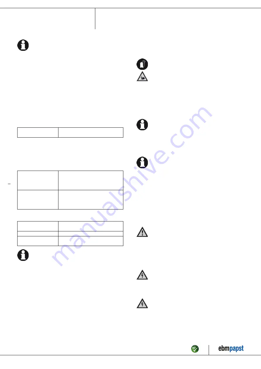 ebm-papst A3G630-AR85-03 Operating Instructions Manual Download Page 6