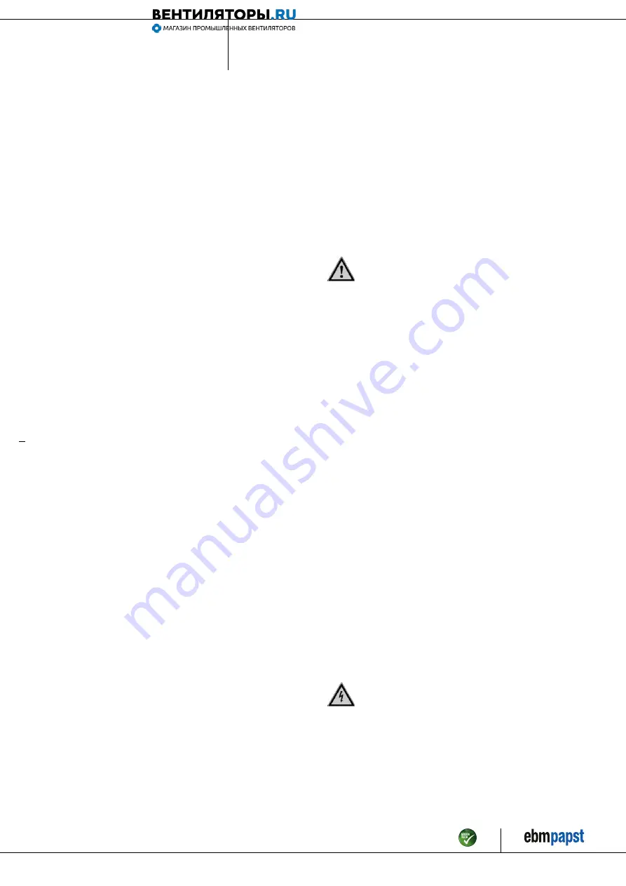 ebm-papst A3G710-AO81-01 Operating	 Instruction Download Page 1