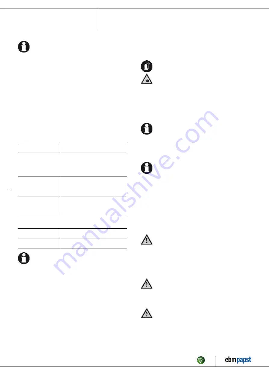 ebm-papst A3G990-AW22-01 Operating Instructions Manual Download Page 6