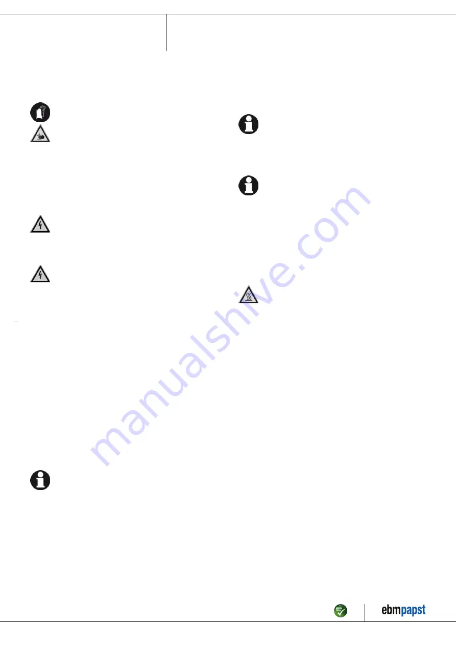 ebm-papst A4D300-AP28-02 Operating Instructions Manual Download Page 6