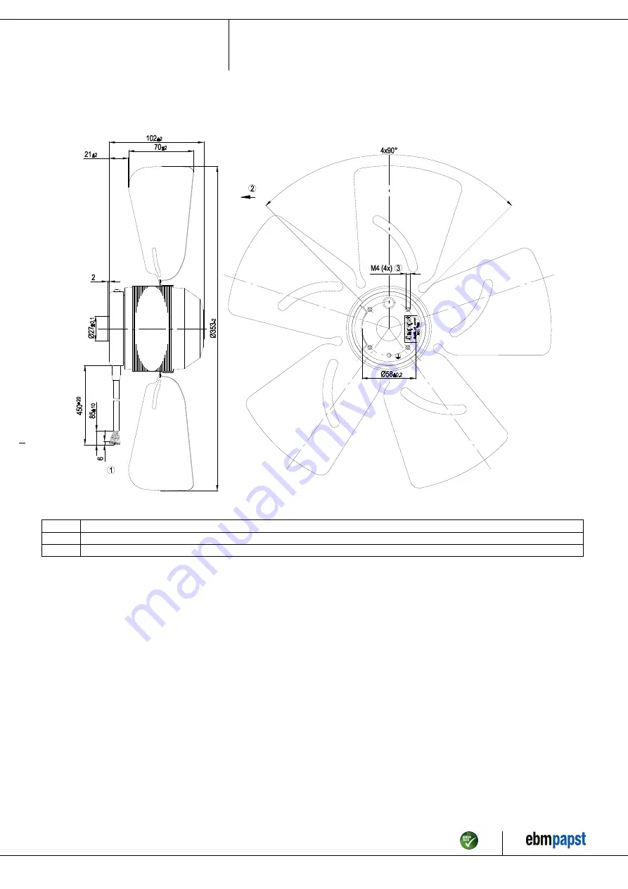 ebm-papst A4D350-AA06-01 Operating Instructions Manual Download Page 4