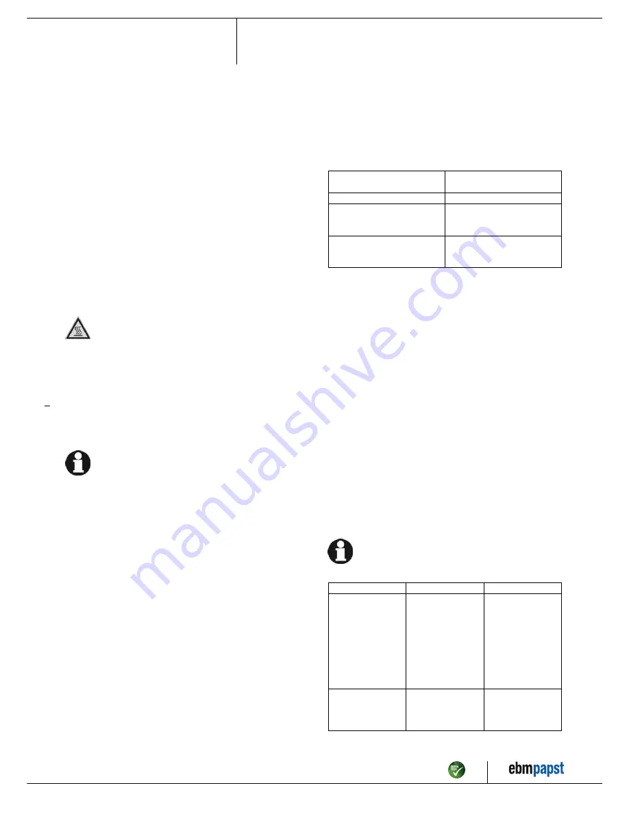 ebm-papst AP68-35 Operating Instructions Manual Download Page 10