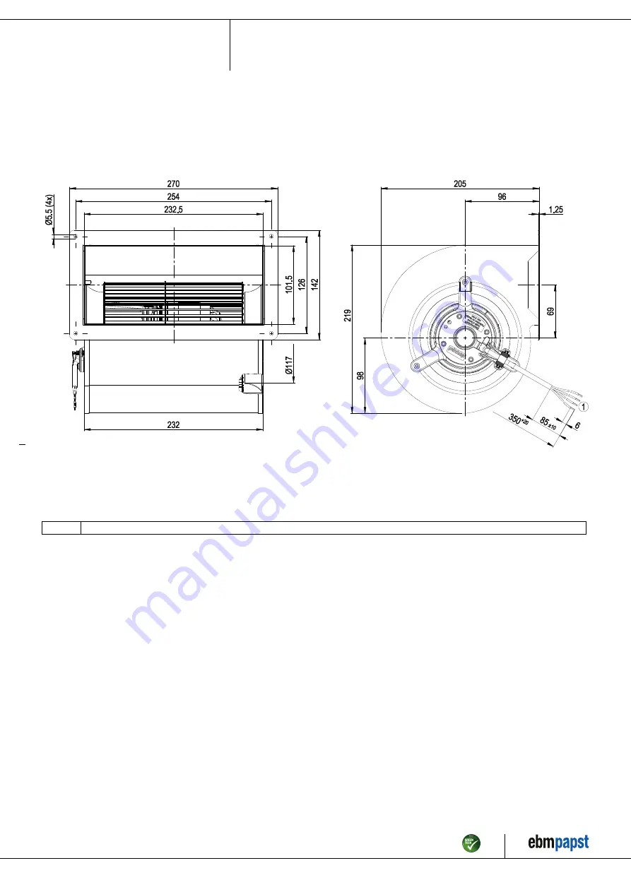 ebm-papst D2E146-AP47-22 Operating Instructions Manual Download Page 4