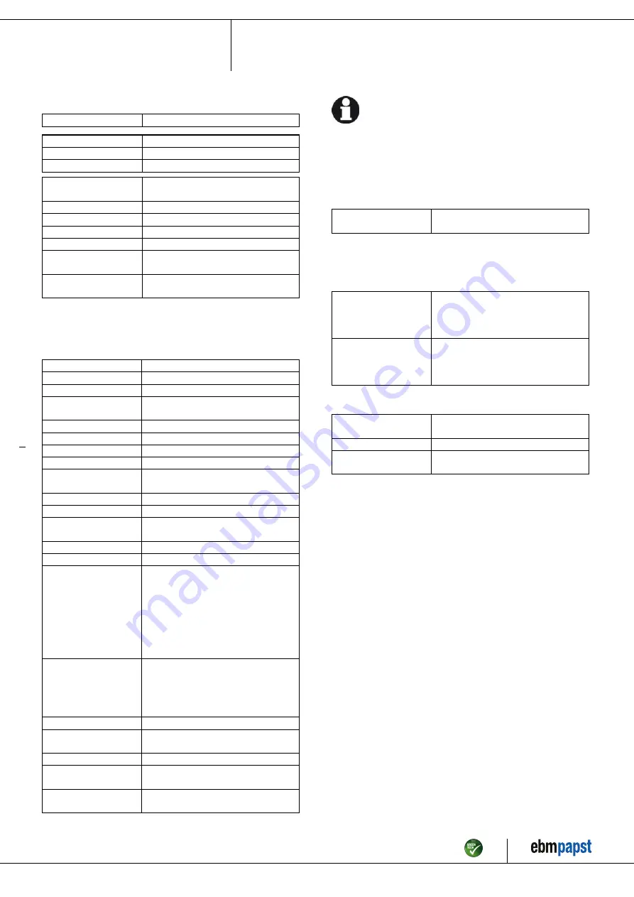 ebm-papst D3G146-LT13-01 Operating Instructions Manual Download Page 5