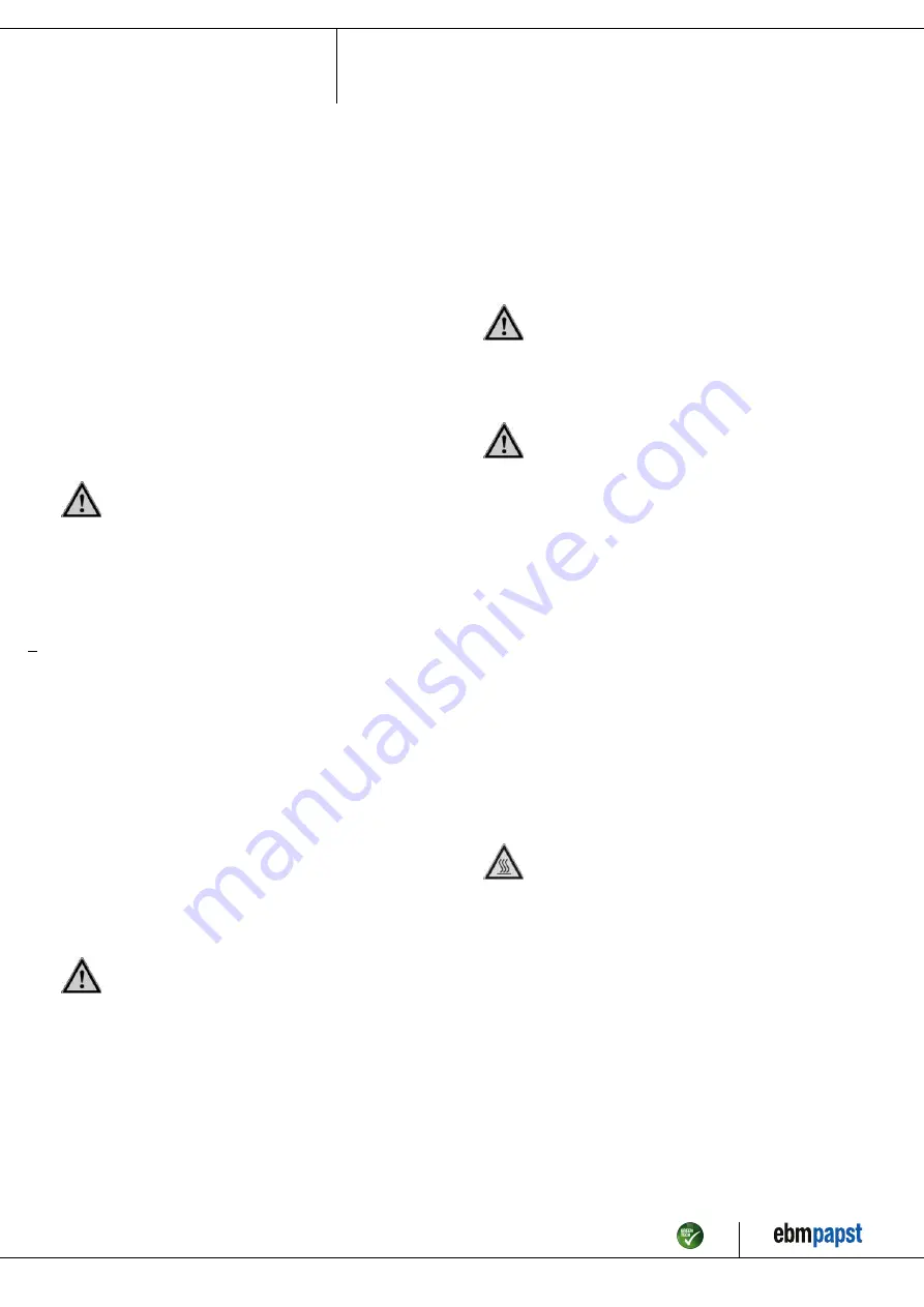 ebm-papst G1G170-AB31-53 Operating Instructions Manual Download Page 2