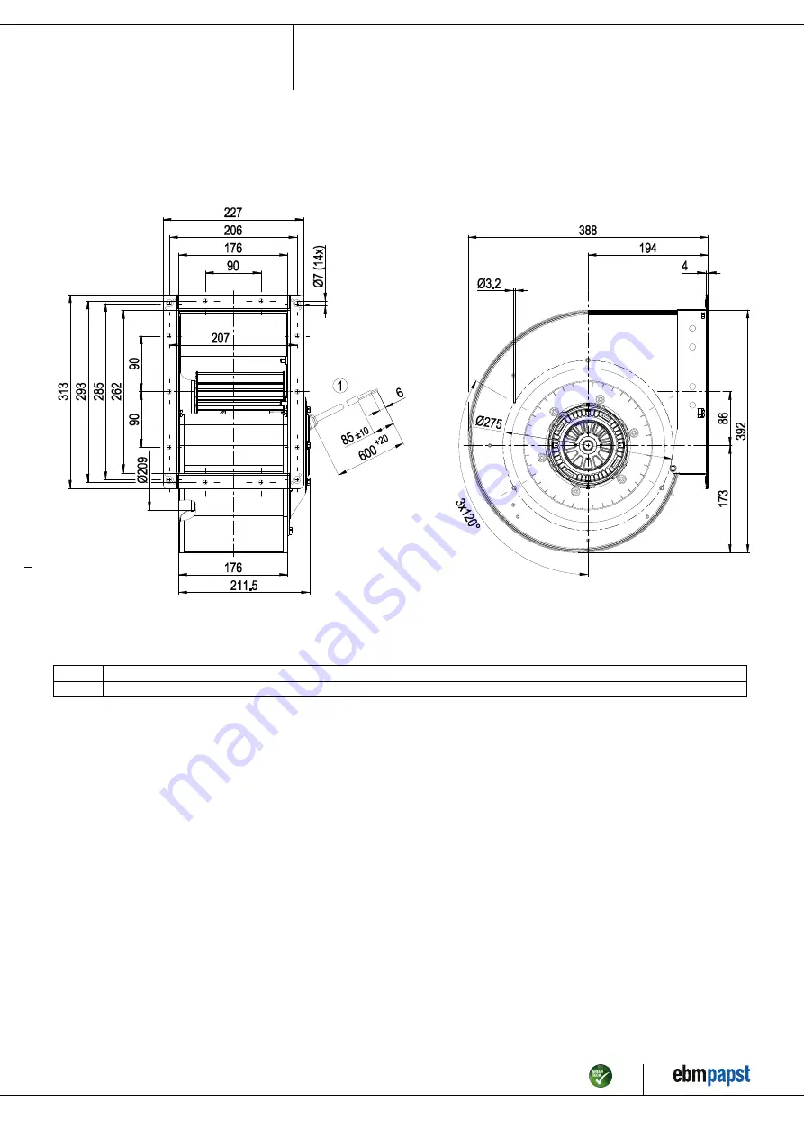 ebm-papst G4E250-EA09-03 Operating Instructions Manual Download Page 4