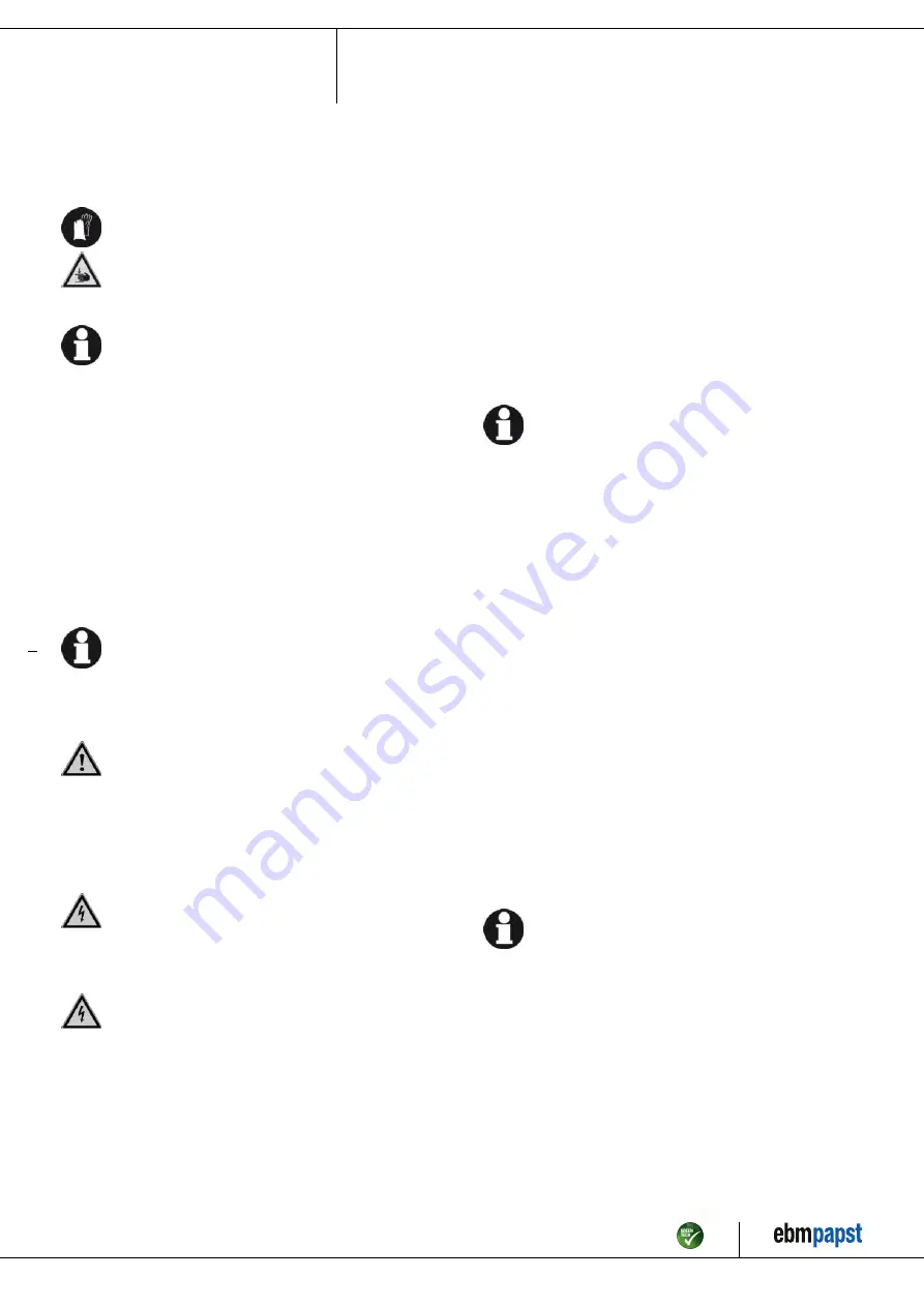 ebm-papst K2E220-RA38-09 Operating Instructions Manual Download Page 6