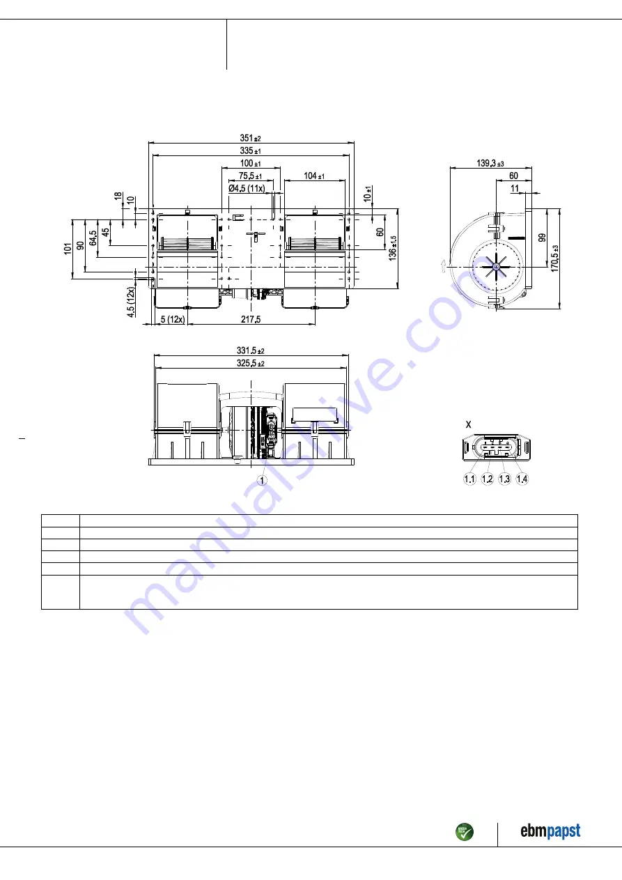 ebm-papst K3G097-AP46-01 Скачать руководство пользователя страница 4