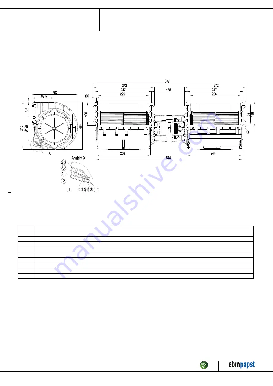 ebm-papst K3G146-AC15-01 Скачать руководство пользователя страница 4