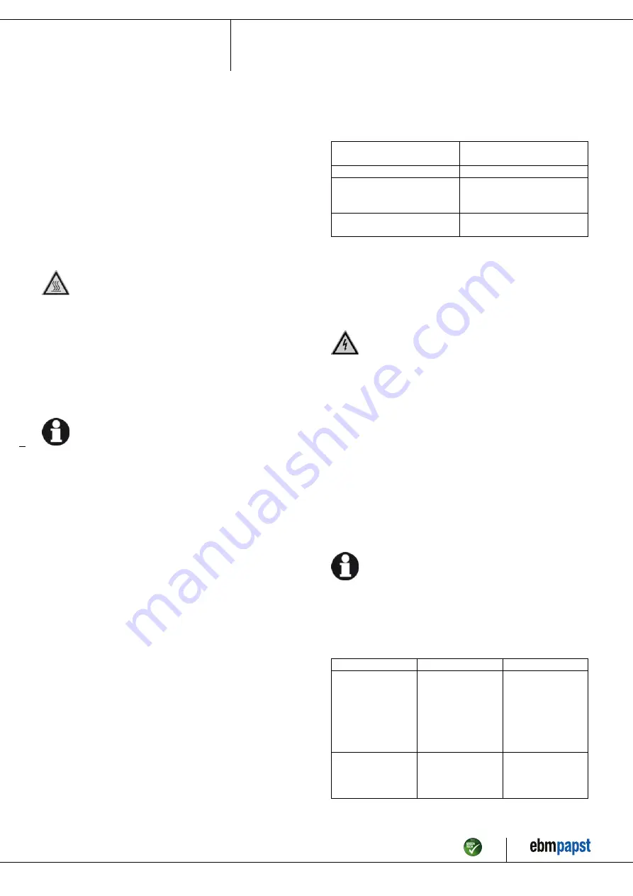 ebm-papst K3G146-AC15-01 Operating Instructions Manual Download Page 9