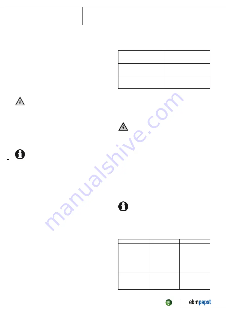 ebm-papst K3G250-RO44-20 Operating Instructions Manual Download Page 9