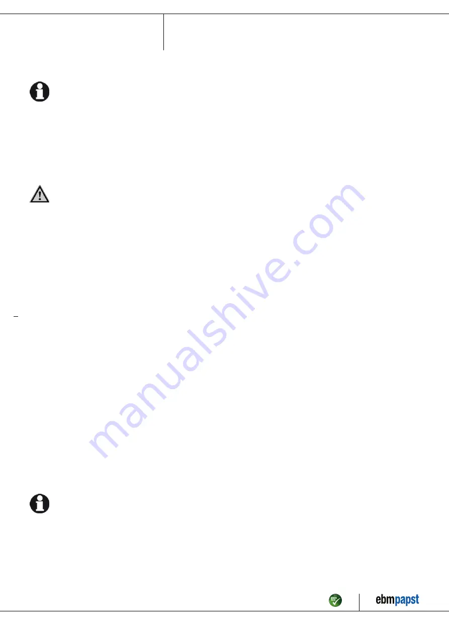 ebm-papst K3G280-AU11-C6 Operating Instructions Manual Download Page 14