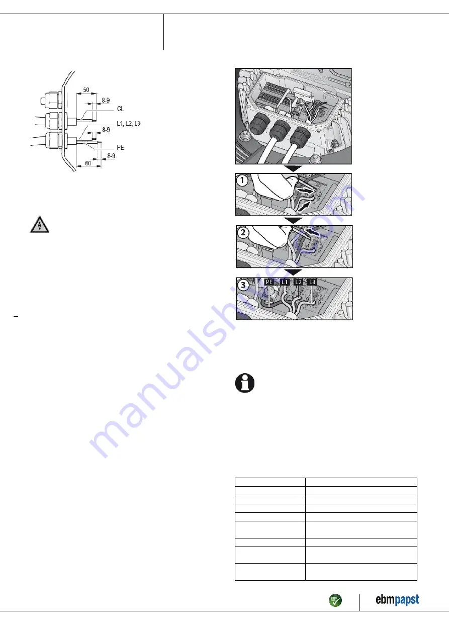 ebm-papst K3G310-PG93-21 Operating Instructions Manual Download Page 8