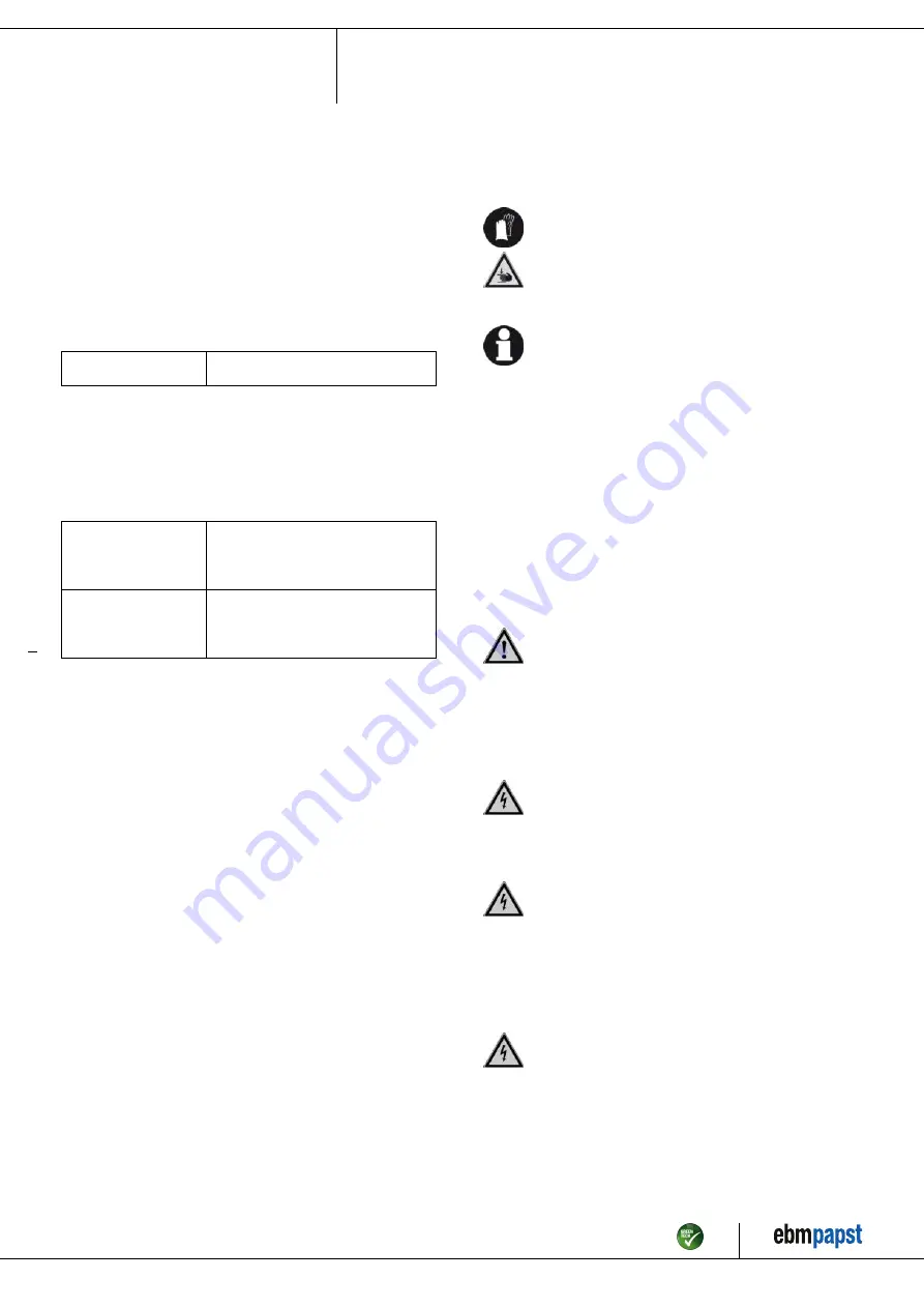 ebm-papst K3G310-RB01-03 Operating Instructions Manual Download Page 6