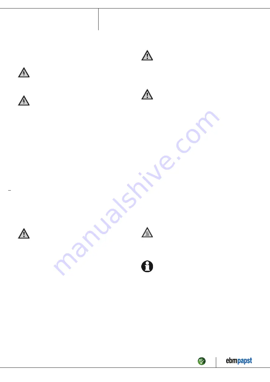 ebm-papst K3G400-PA27-03 Operating Instructions Manual Download Page 2