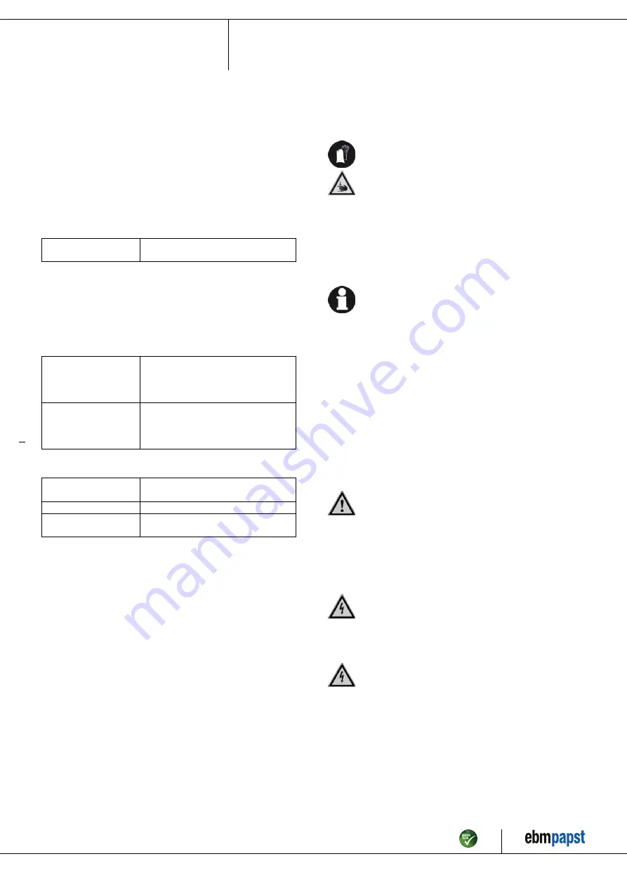 ebm-papst K3G400-RP45-25 Operating Instructions Manual Download Page 6