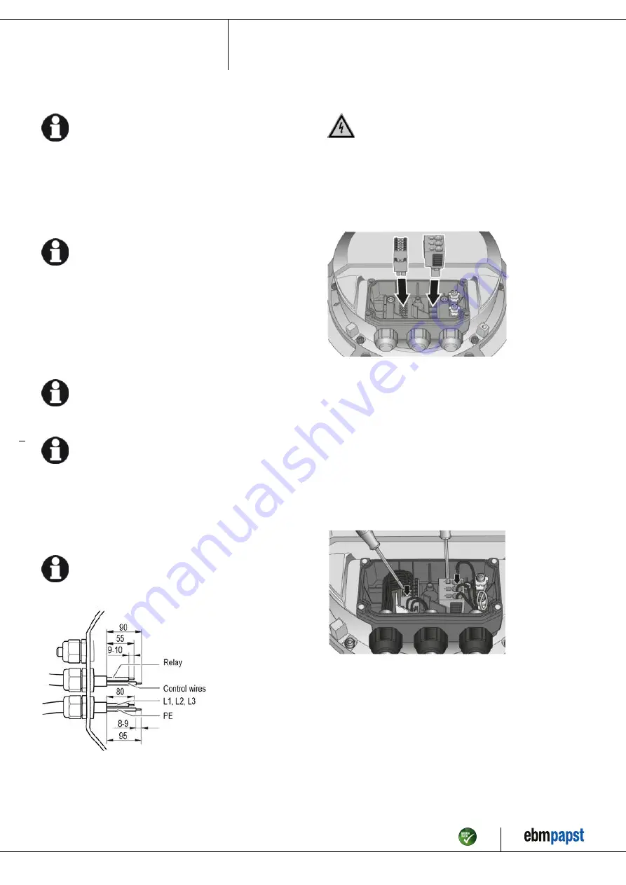 ebm-papst K3G500-PB24-61 Operating Instructions Manual Download Page 8