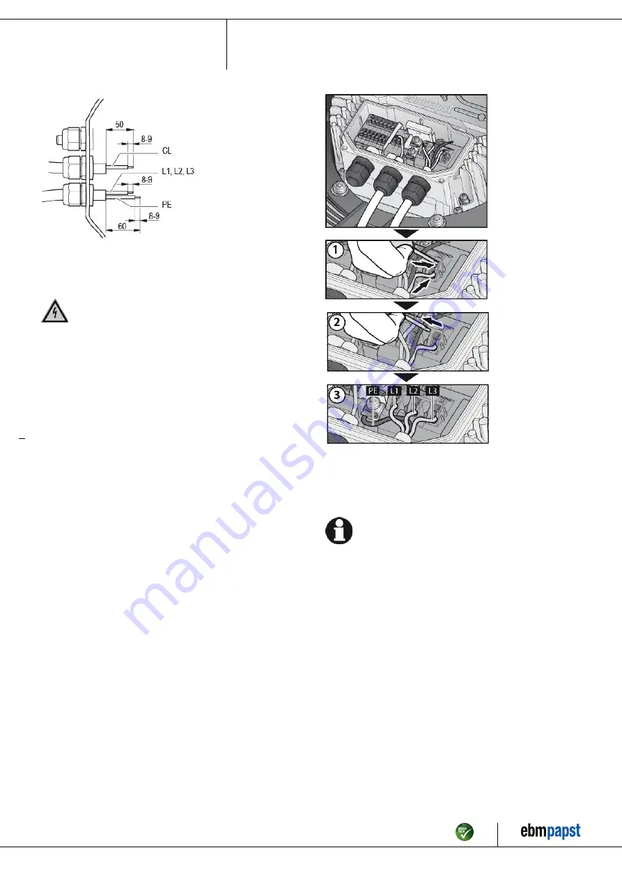 ebm-papst M3G150-NA02-52 Operating Instructions Manual Download Page 10