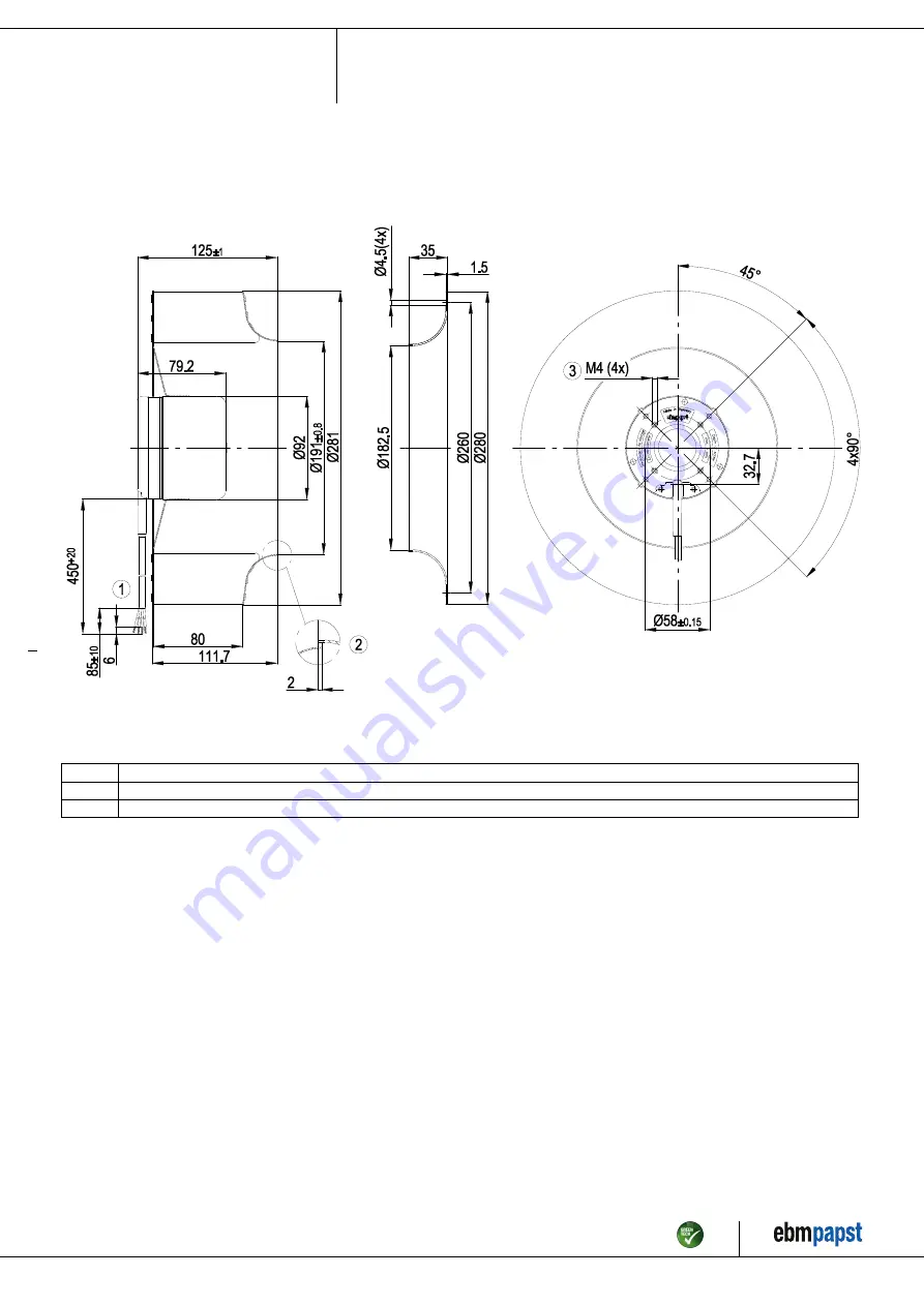 ebm-papst R1G280-AE47-52 Operating Instructions Manual Download Page 4