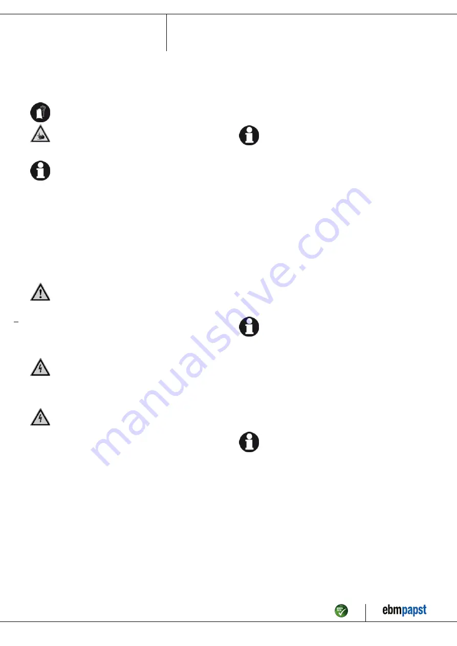 ebm-papst R2E225-BE47-09 Operating Instructions Manual Download Page 6