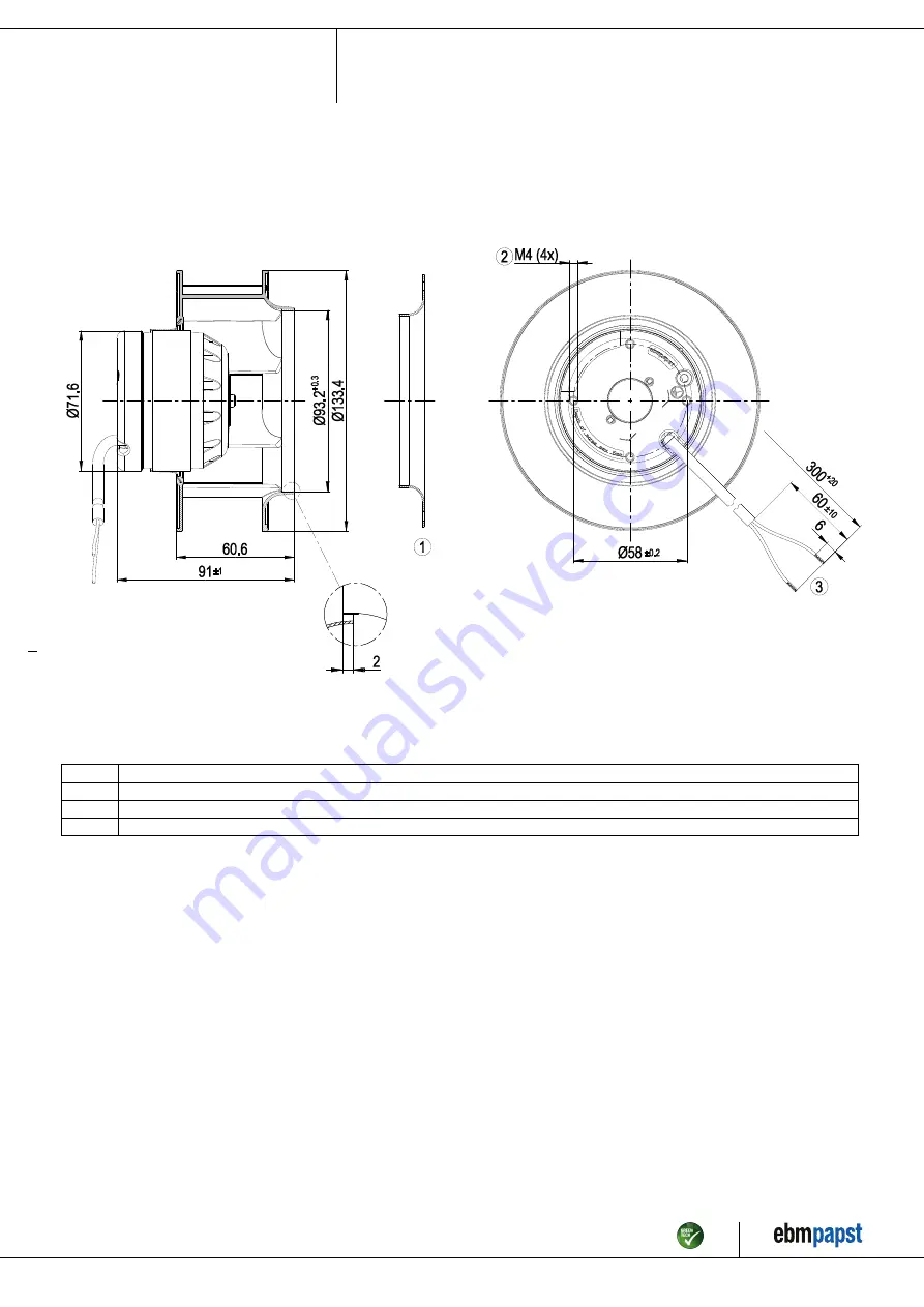 ebm-papst R2S133-AE17-22 Operating Instructions Manual Download Page 4