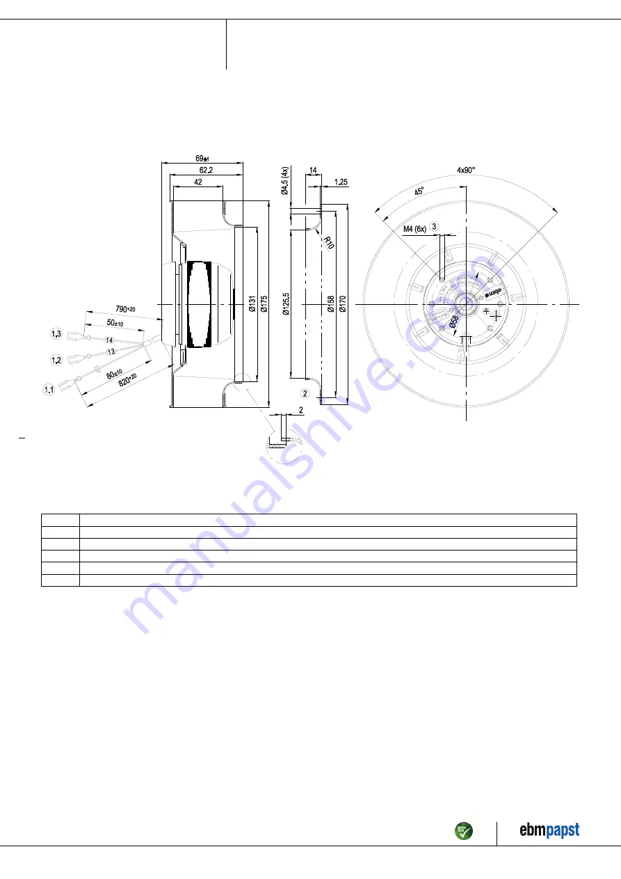 ebm-papst R2S175-AA07-39 Скачать руководство пользователя страница 4