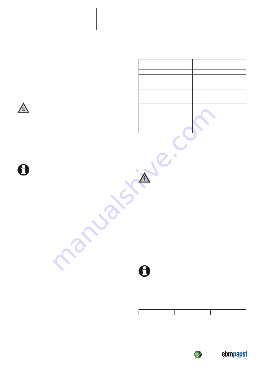 ebm-papst R3G250-BB01-N1 Operating Instructions Manual Download Page 10