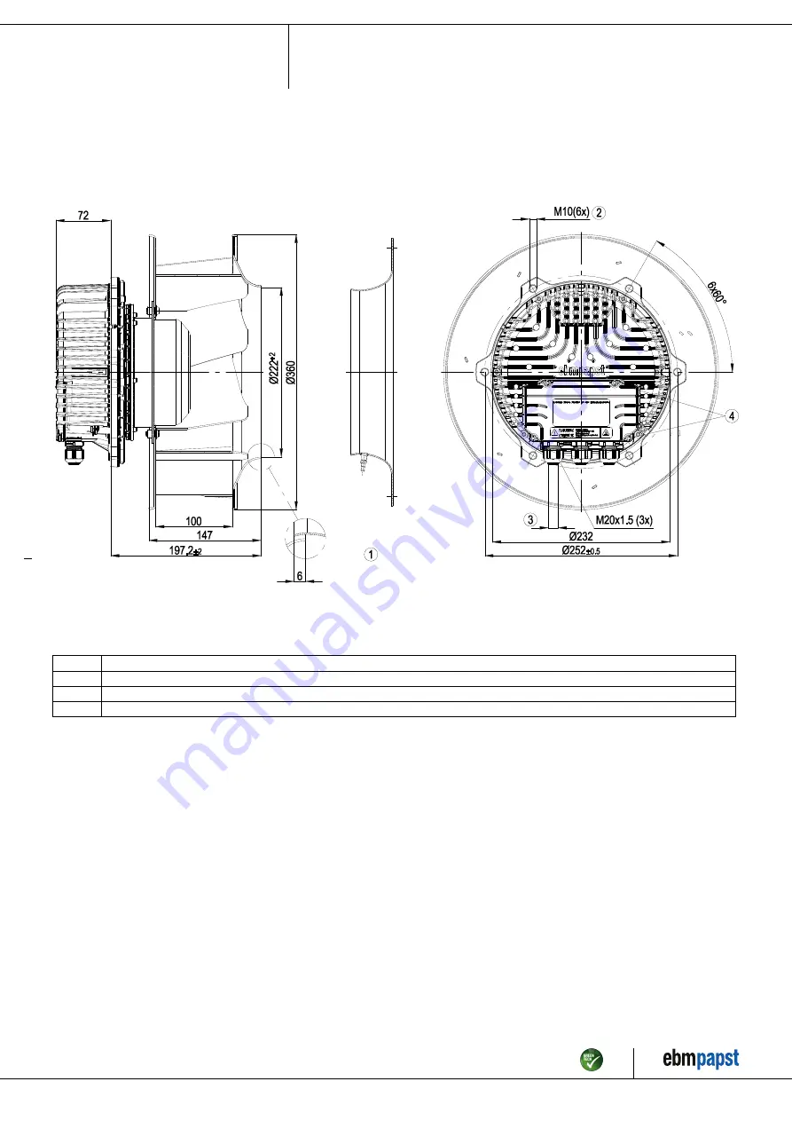 ebm-papst R3G310-AX54-21 Operating Instructions Manual Download Page 4