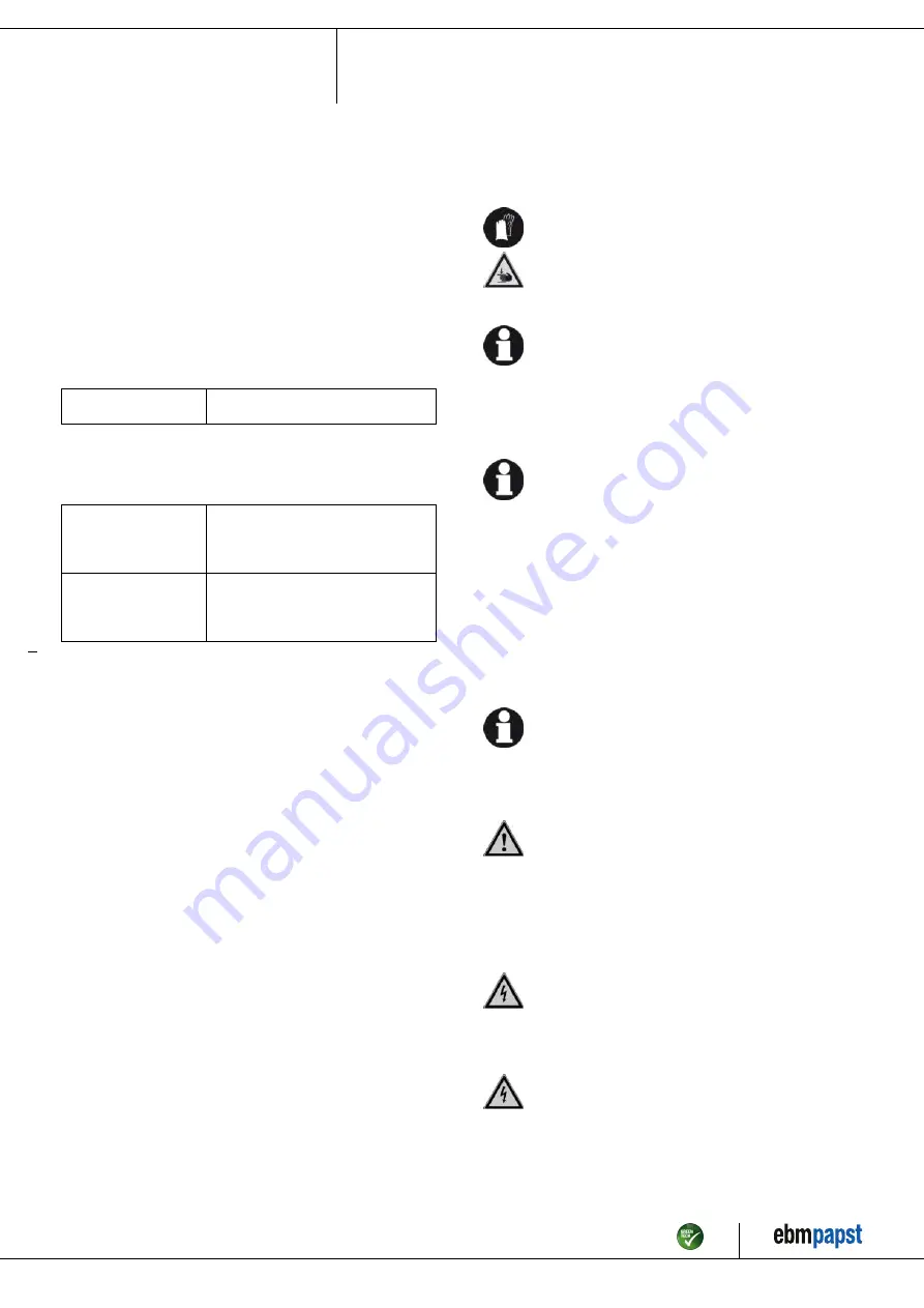 ebm-papst S4E450-AU03-01 Operating Instructions Manual Download Page 6