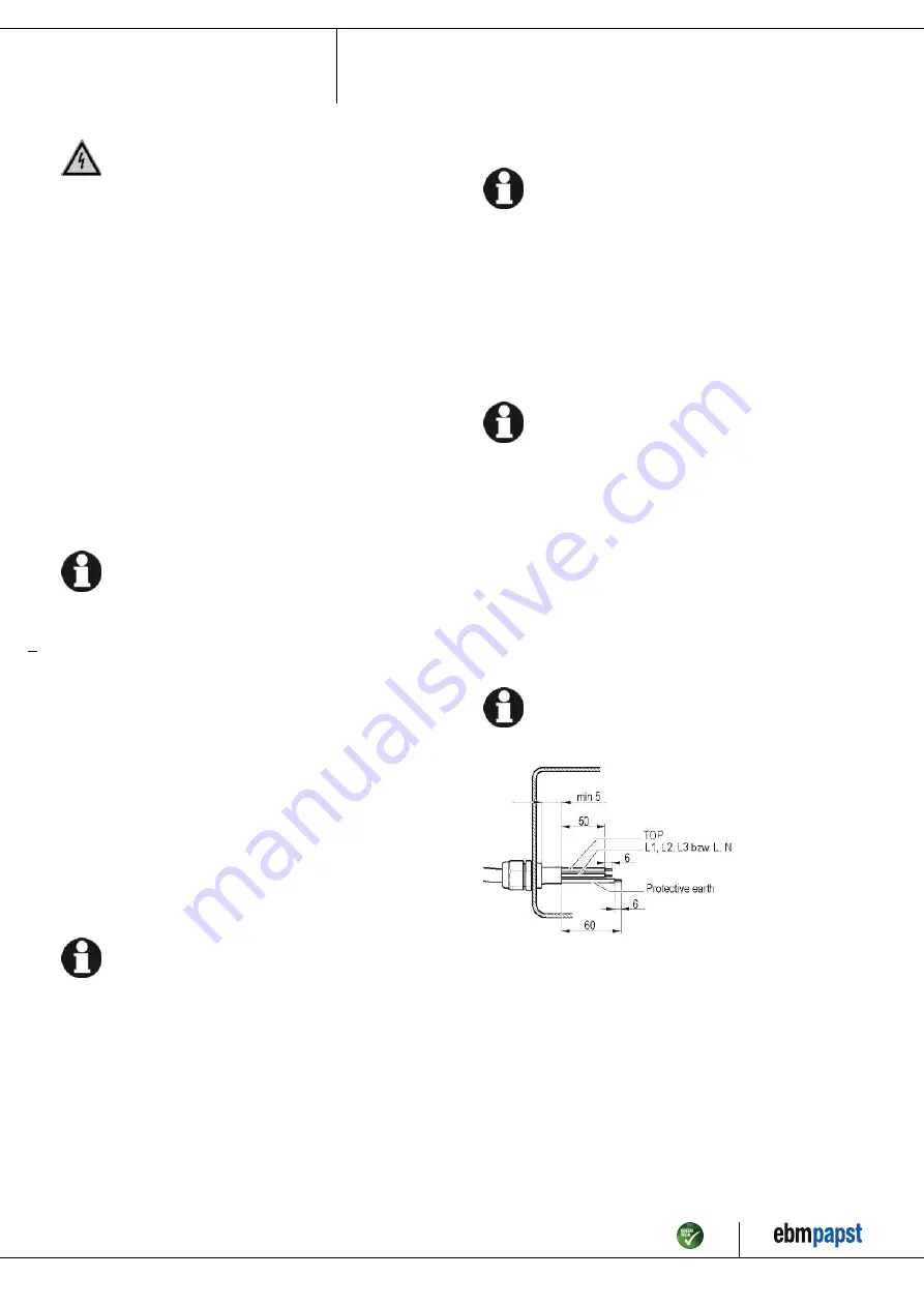 ebm-papst S4E450-ZK04-01 Operating Instructions Manual Download Page 8