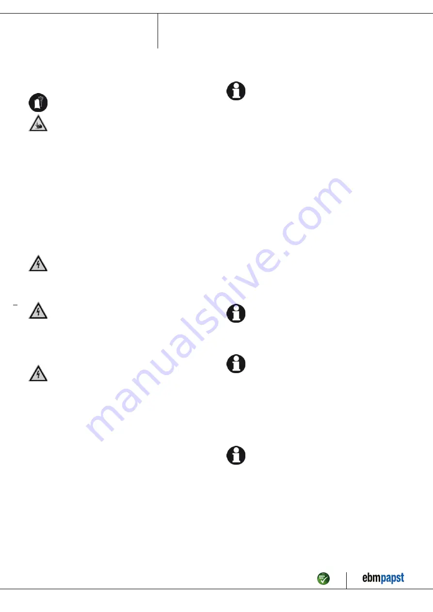 ebm-papst S4E500-AE03-01 Operating Instructions Manual Download Page 6