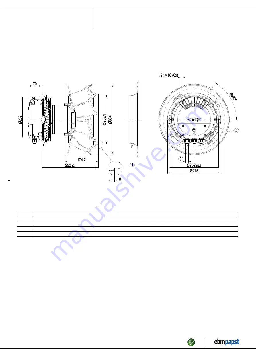 ebm-papst VBS0355CTRLS Скачать руководство пользователя страница 4